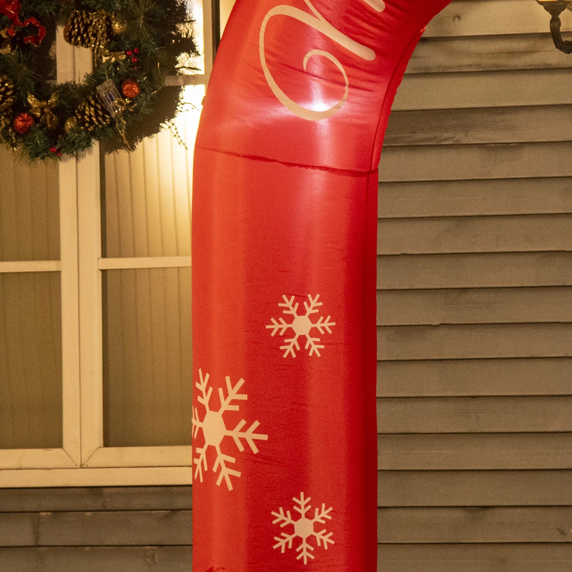 9ft نفخ عيد الميلاد قوس الديكور في الهواء الطلق مضاءة الديكور في الهواء الطلق