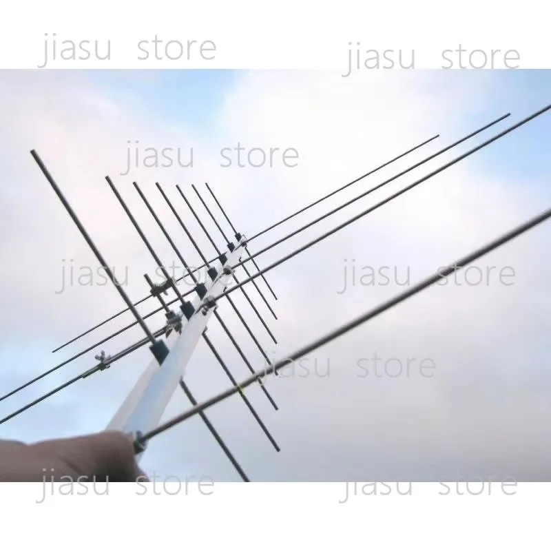 

60W U7V4 Антенна Yagi для портативных УВЧ-приемопередатчиков, двухдиапазонная, крестообразная, для приема изображений с низким углом наклона, для связи с космическими станциями