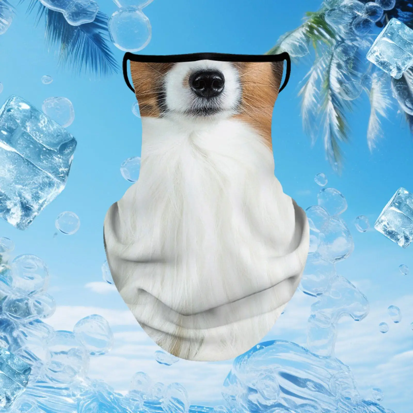 Sommer-Sonnenschutz-Gesichtsschal, atmungsaktiv, kühlende Halsmanschettenmaske für Outdoor-Fahrradaktivitäten