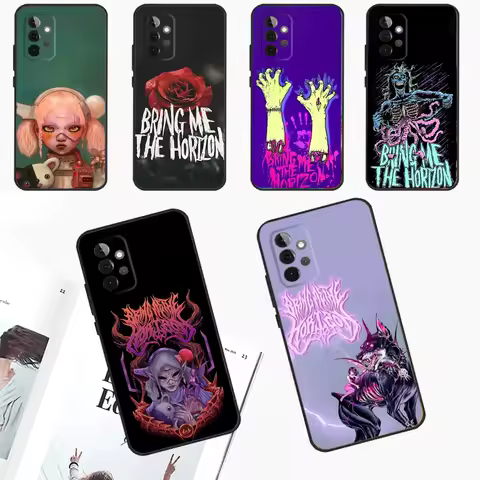 BMTH B-Brings Me The HorizonS Phone Case For Samsung Galaxy A13,A21s,A22,A31,A32,A52,A53,A71,A80,A91 Soft Black Phone Cover