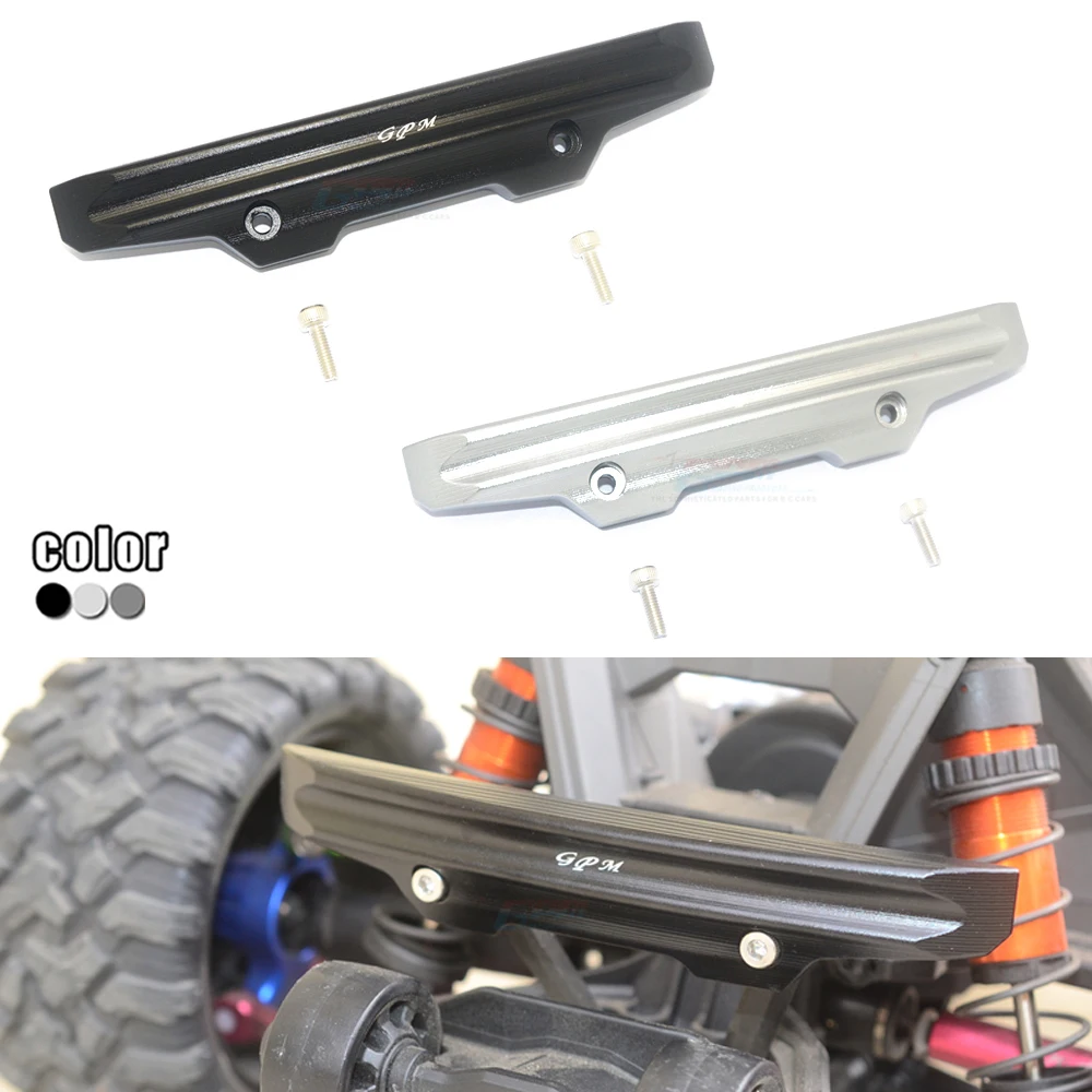 

GPM Metal Aluminum alloy rear bumper 8936 for 1/10 MAXX 4S VXL 89076-4 89086-4 Monster Truck Upgrade modification accessories