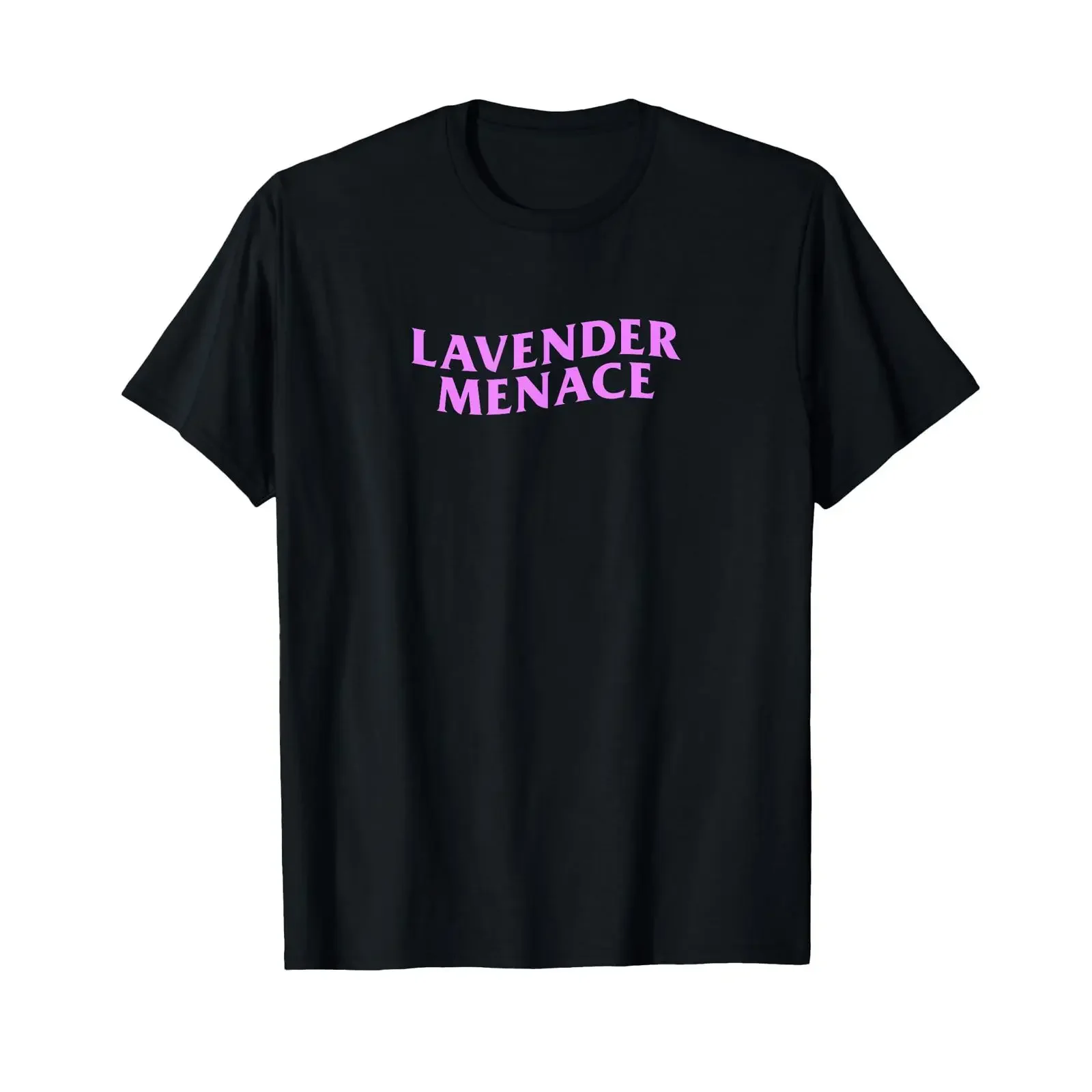 Lavender Menace Funny Gay Pride LGBTQ Novelty Queer Meme T Shirt black S vintage Washed Unisex Stylish designer clothes