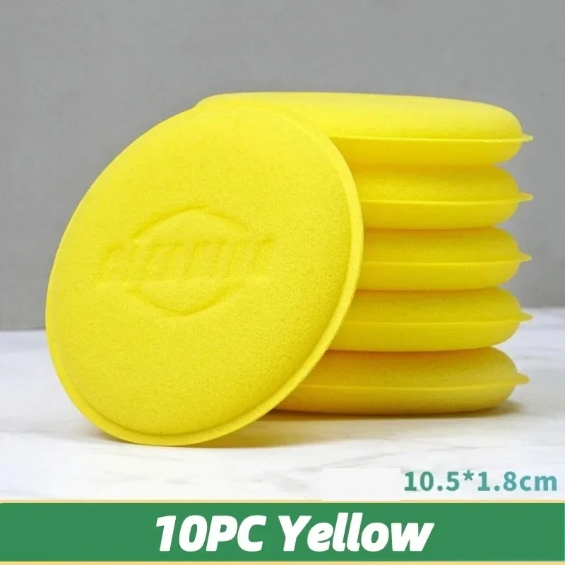 Auto Ronde Waxen Polish Sponzen Hoge Dichtheid Schuim Applicator Pads Uitharden en Polijsten Sponzen Auto Detaillering Gereedschap Wasstraat