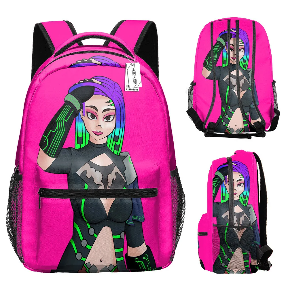 

Harajuku Kpop Youthful Novelty School Bags Unisex Free Fire Travel Bags 3D Print Oxford Waterproof Notebook Shoulder Backpacks
