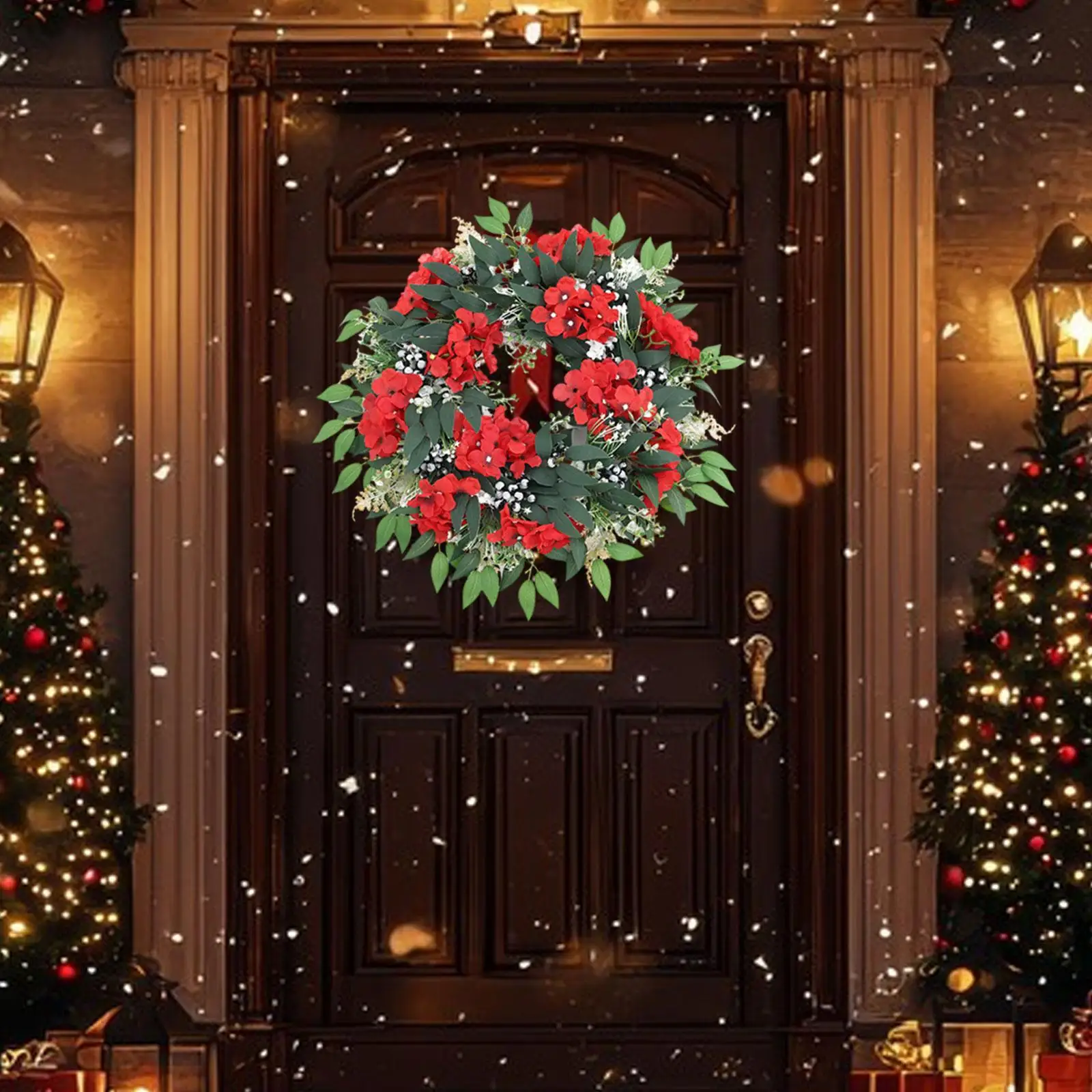 

Искусственный венок на входную дверь, подвесной орнамент, весенне-летний венок для фестиваля