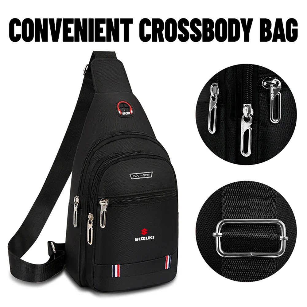 

Холст унисекс для отдыха и спорта, небольшой рюкзак из ткани Оксфорд, сумка-мессенджер на одно плечо для Suzuki Grand Vitara Sx4 Swift Alto Jimny