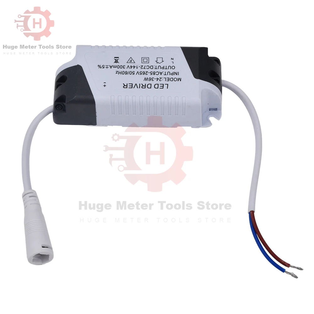 LED Constant Current Driver AC 85-265V Output 24-96V DC Connector Power Supply Power Supply Adapter Transformer for Panel Light