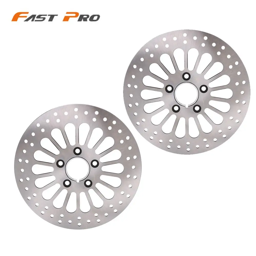 Motorcycle Front Rear Wavy Brake Disc Rotor For HARLEY TOURING SOFTAIL SPORTSTER 1984-2013 EXCEPT 2008-2013 TOURING MODELS