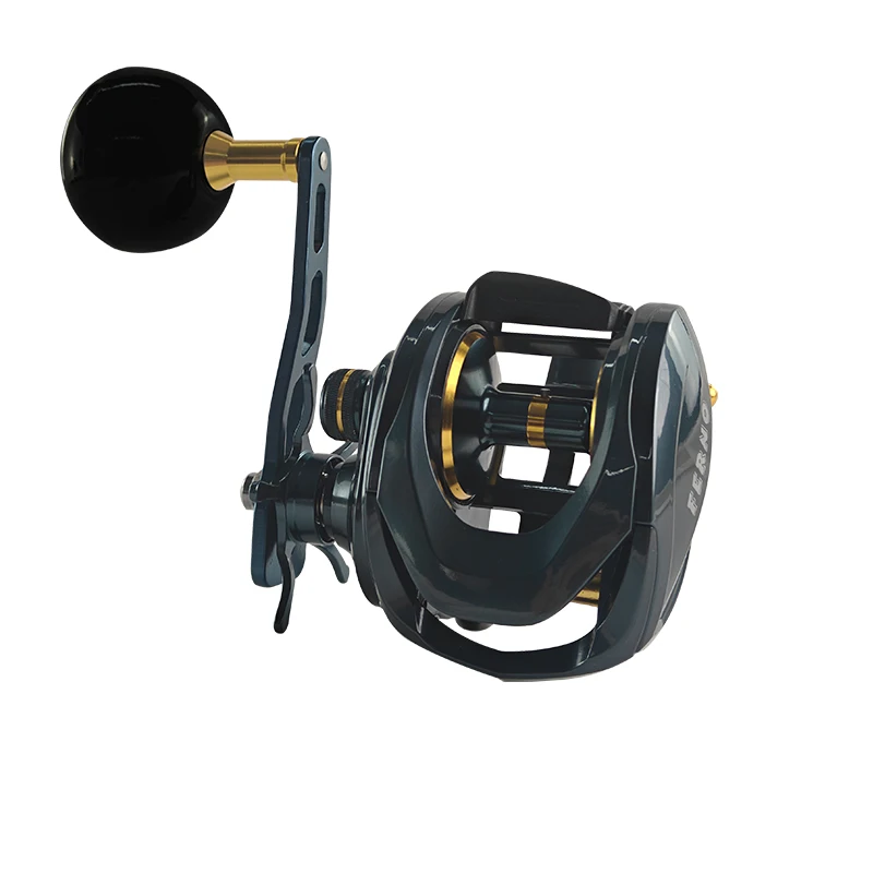 New 8+1 Bearing 15KG Casting Reel Explosion-Proof Sea Fishing Gear for Long-Throw Large Object Bait Casting on River