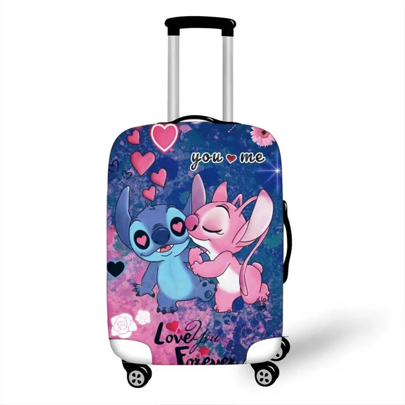 Lilo And Stitch Suitcase Cover Protector Dust-proof Scratch Resistant Luggage Cover Apply To 18\'\'-32\'\' Suitcase