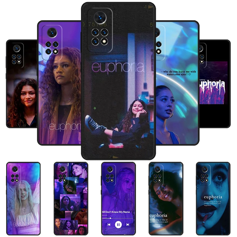 EUPHORIA ZENDAYA DRAMA SERIES Phone Case For Redmi Note 11 EPro 11S 10 10T 9S Promax 8 Pro Xiaomi Mi 10 11 12X 12S Ultra Cover