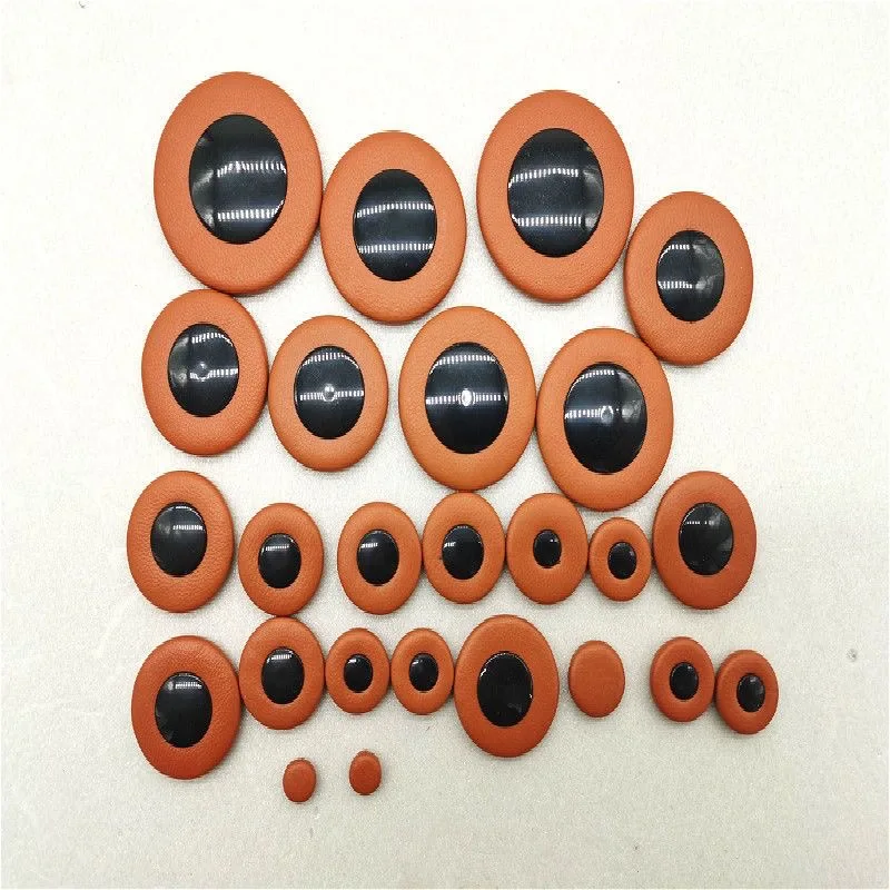 High quality saxophone black plastic sheet leather pad, midrange, treble, and tenor