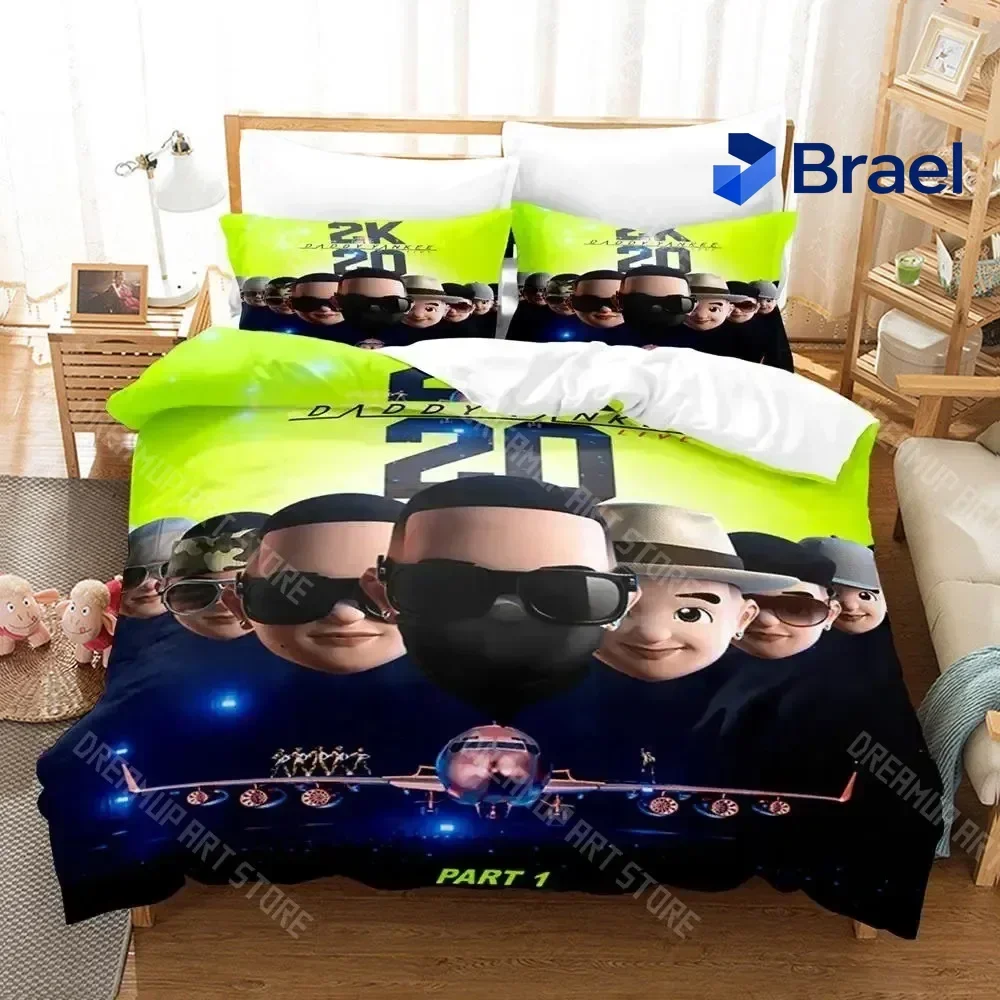 Exquisite 3D Print Daddy Yankee Bedding Set Single Twin Full Queen King Size Bed Set Aldult Kid Bedroom Duvetcover Sets Anime