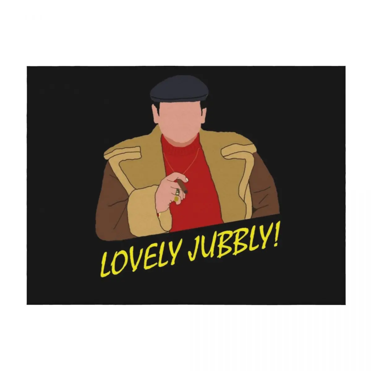 

Lovely Jubbly! (Yellow) Throw Blanket Plush Extra Large Throw Fashion Sofas Weighted Blankets