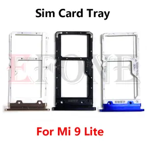 Bilashmart Xiaomi Mi 9 9 se 9SE Lite Pro Sim Card Slot Tray Holder Sim Card Reader Socket