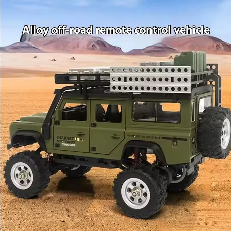 1/28 Mini RC Land Rover Serie 2.4G Telecomando 4WD Elettrico Fuoristrada Camion Da Arrampicata Per Bambini E Per Adulti Giocattolo Regalo Di Compleanno