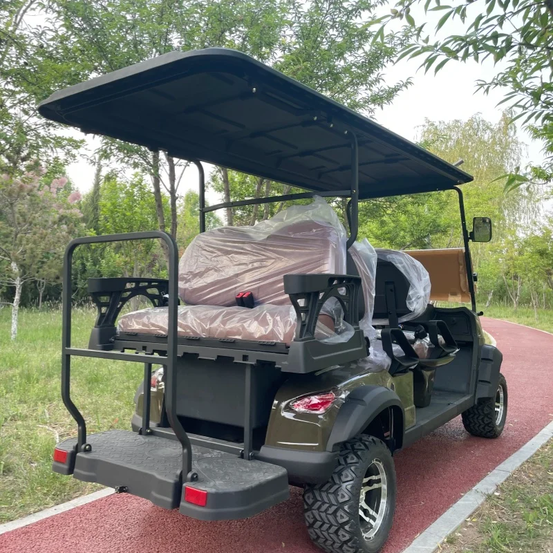 

Wholesale 72V Lead Acid/Lithium Battery Electric Golf Cart Customized Supply 12-Inch Off-Road Tires Aluminum Alloy Wheels