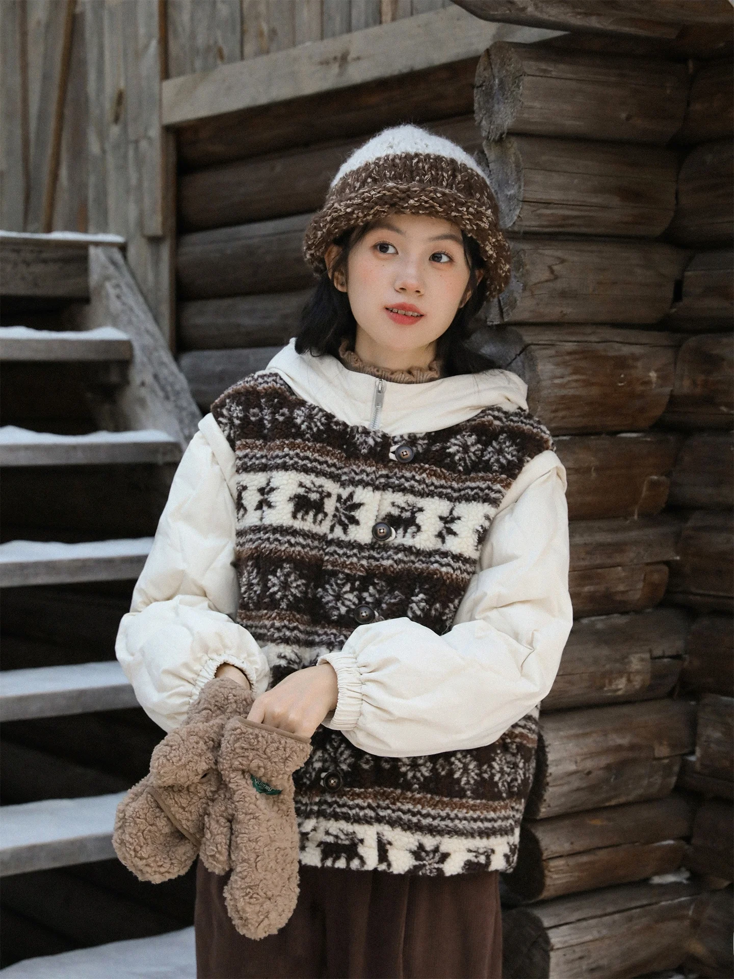 

Женская двусторонняя пуховая куртка Nesoulum с отстегивающимися рукавами цвета хаки, повседневная, утепленная, с наполнителем из пуха