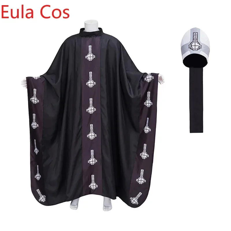 

Накидка Papa Emeritus, костюм для косплея, черный плащ со шляпой, полный комплект для взрослых, костюм для Хэллоуина