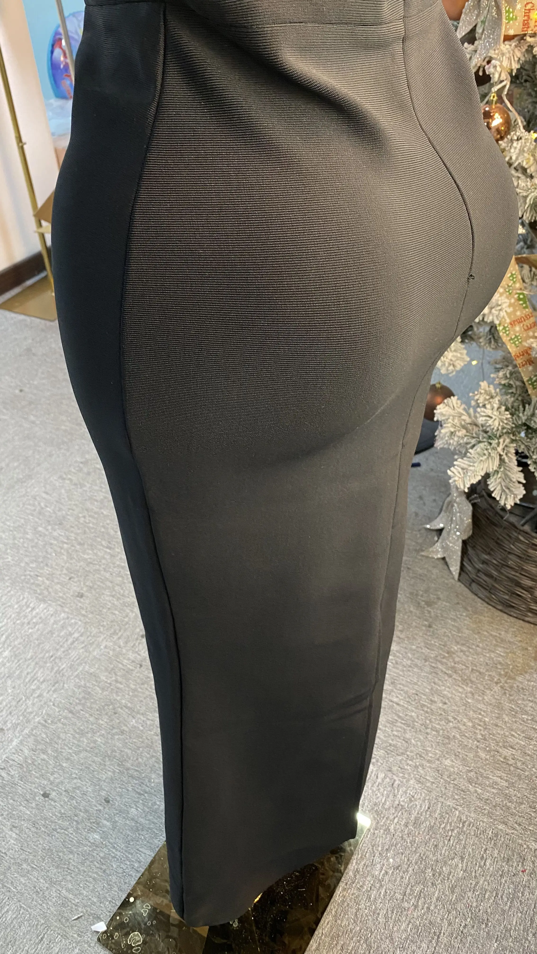 Hot Selling Latest Fashionable Strapless Bodycon Evening Dress with Luxurious Beaded Bandage Dress-GZXX117