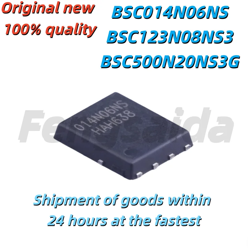 (10 Pieces)100% 새로운 BSC014N06NS 014N06NS BSC123N08NS3 123N08NS BSC500N20NS3G 500N20NS QFN-8