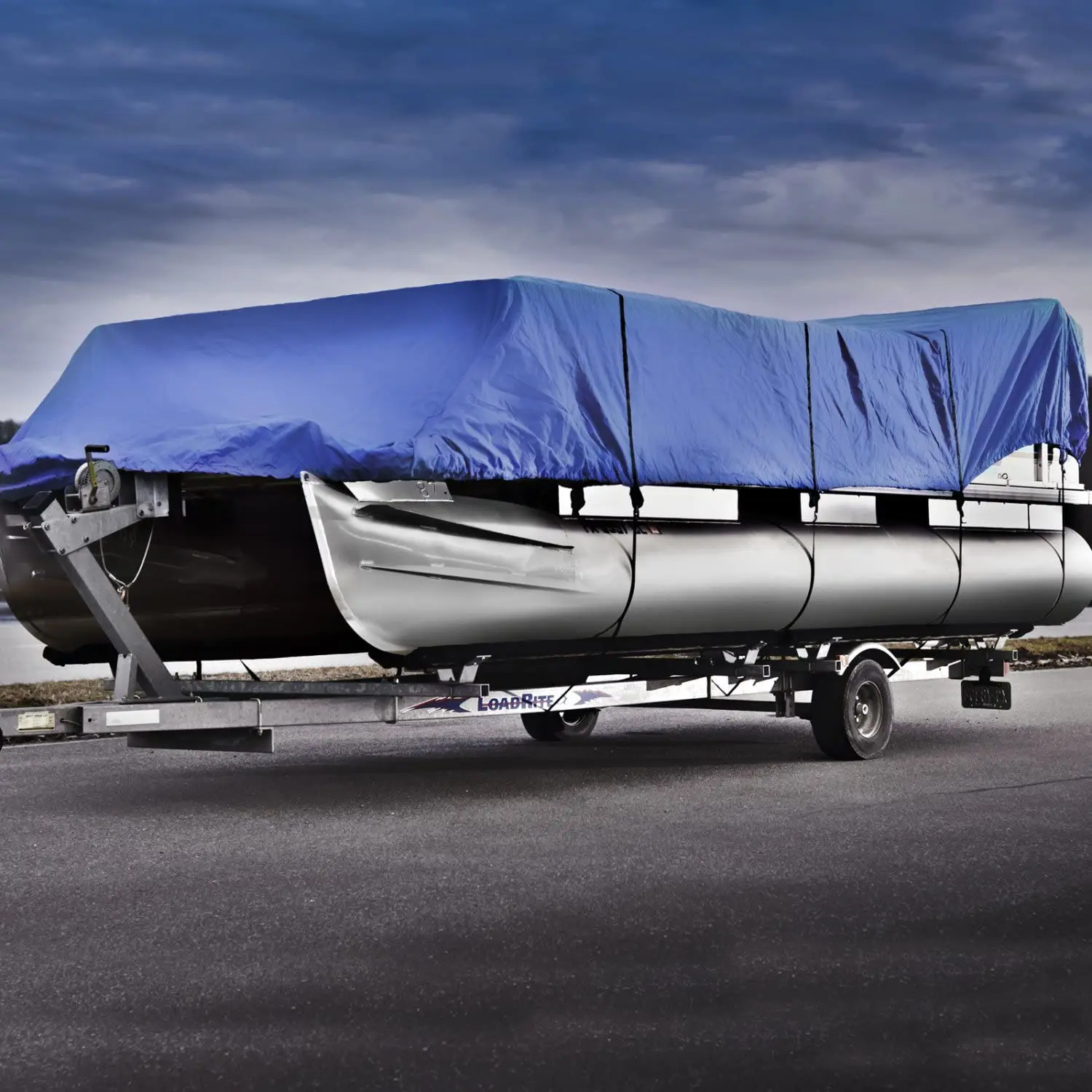 210D Oxford Fabric Square Boat Cover Waterproof and 1000mm PU PVC Silver Coated Durable and Protective