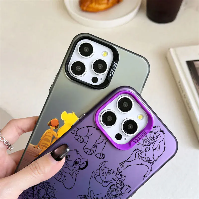 Disney Lion King HAKUNA MATATA For iPhone 16 Pro Case 11 13 14 15 Pro Max 12 Mini XS SE2 7 8 16 Plus Phone Case Shockproof Cover