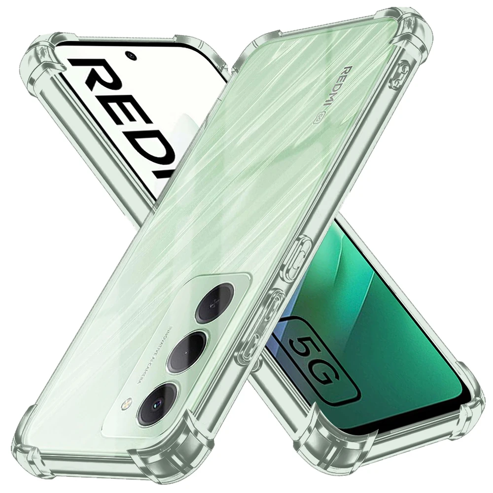 Redmy 15 Case Clear Crystal Zachte Siliconen Achterkant Voor Redmi 15 Redmi 15 5G 4G 2025 Global/Europa 6.9 "Bags Schokbestendig Coque