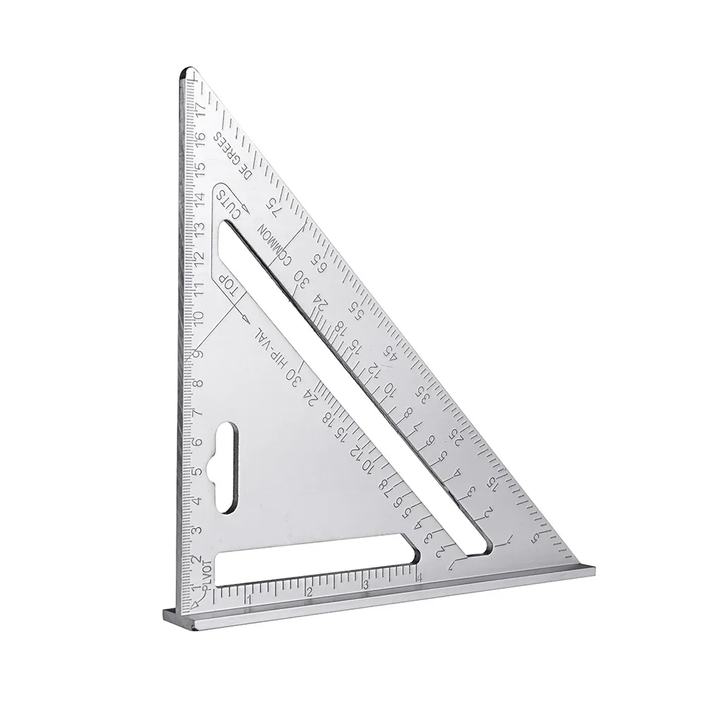 7" British Tripod Aluminium Angle Protractor for Woodworkers Carpenter's Tools 90 Degree Thick Leather Woodworker's Right Angle image 2