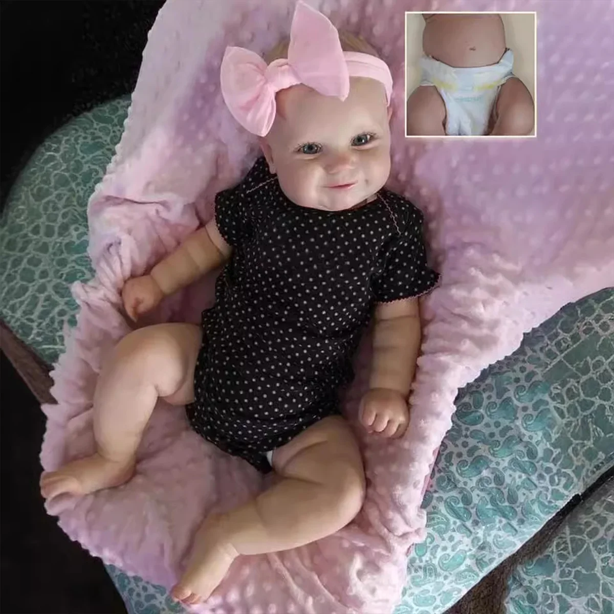 

JOYORA 50CM REBORN BABY GIRL DOLL LIFELIKE PRINCESS FULL SILICONE VINYL NEWBORN BABIES DOLL KIDS PLAYMATES BIRTHDAY GIFT TOY