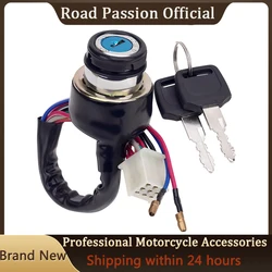 Motorcycle ATV 9 Pin with 2 Wires Electric Door Lock Plug Ignition Key Switch For Suzuki AX100 125cc 150cc 250cc 300cc AX 100