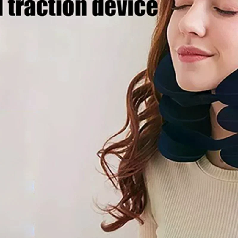 Comfortable Inflatable Air Neck Stretcher Cervical Neck Traction Brace Neck Massage Office For Home Relief Decompression