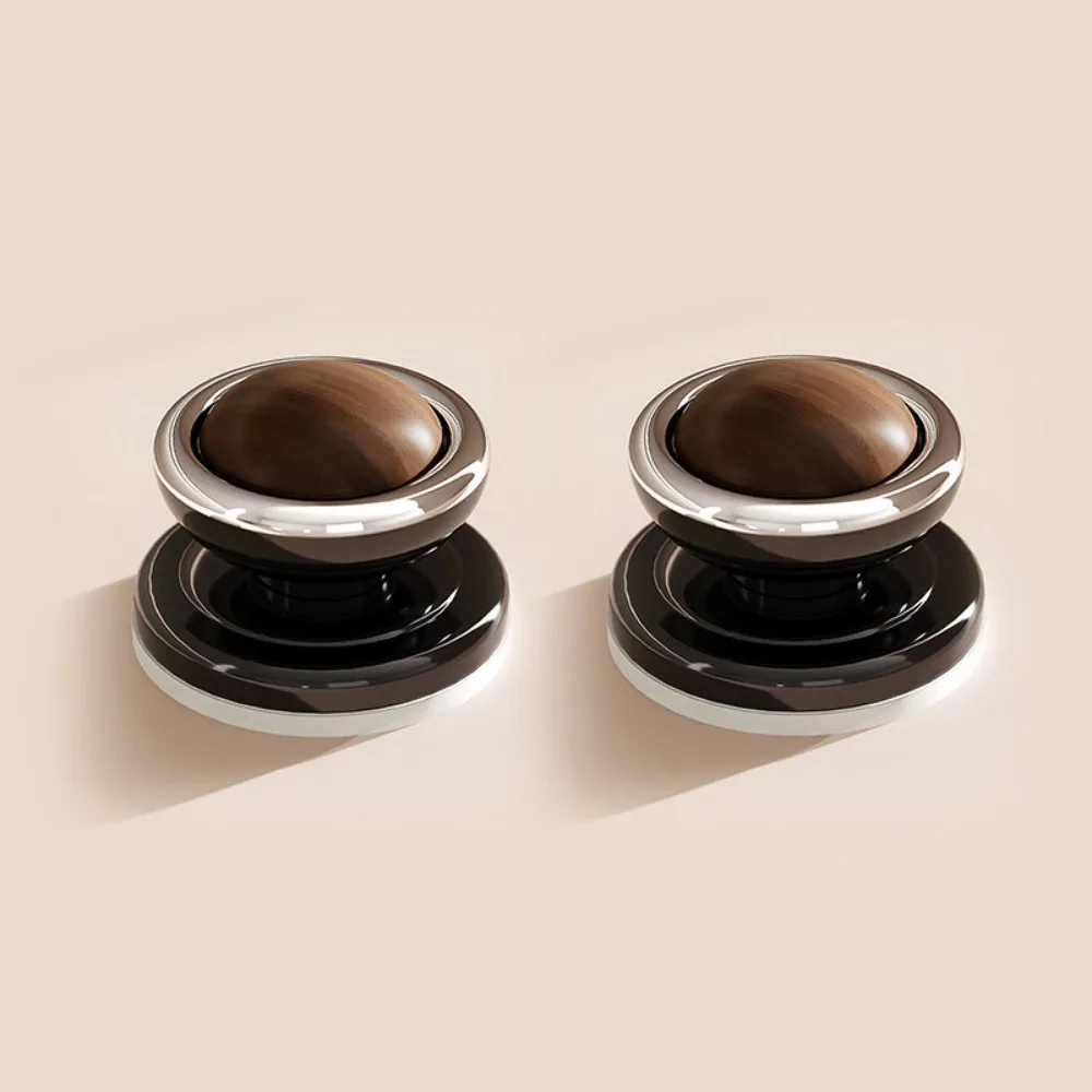 

1/2Pcs Walnut Wood Door and Window Handles Strong Adsorption Movable Drawer Pull Handles Strong Load-bearing Capacity