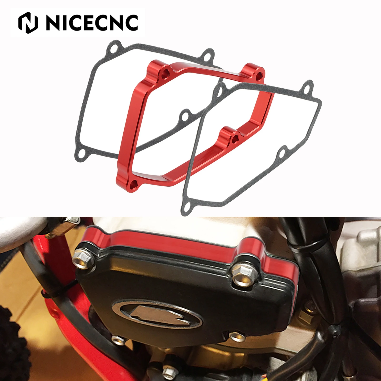 

NICECNC For Beta 300RR 250RR RR 250 300 2T 2013-2024 X-Trainer 300 2015-2022 2021 2020 Aluminum Alloy Exhaust Power Valve Spacer