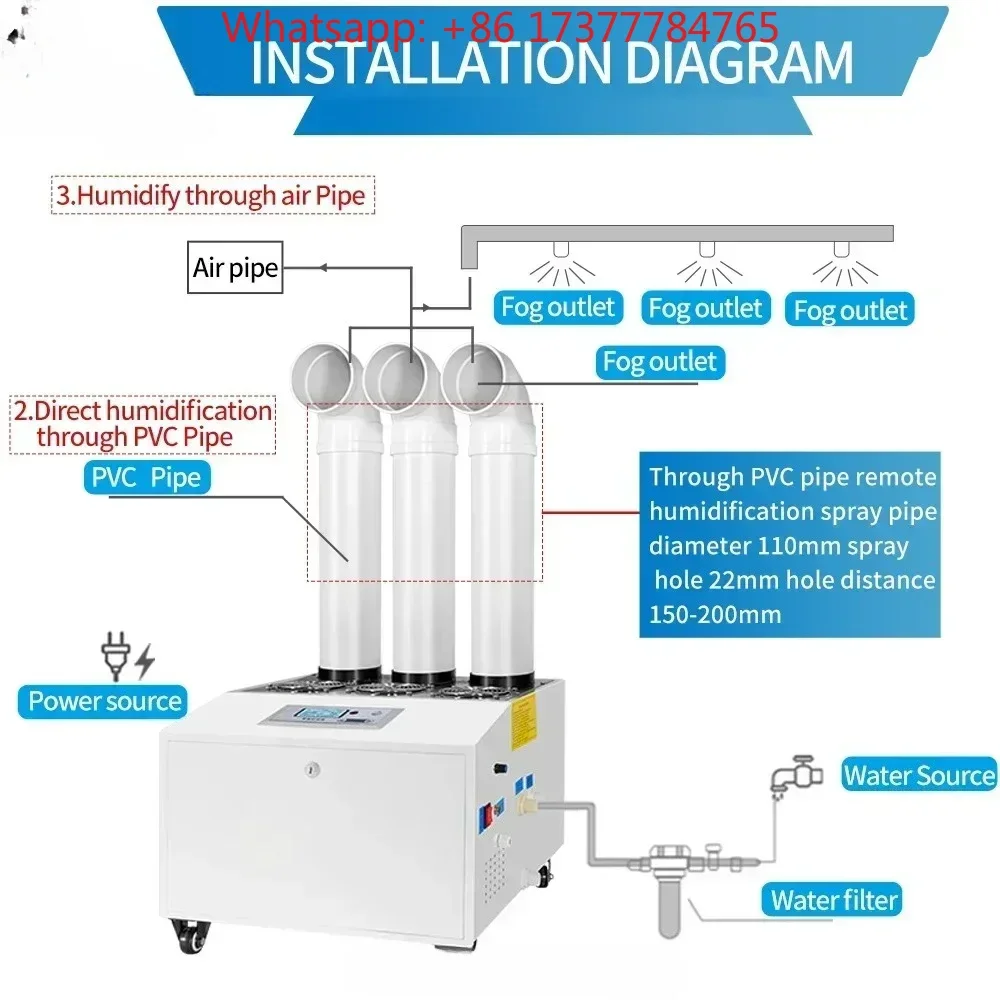 Industrial humidifiers Mist Maker Large Ultrasonic For Factory Use