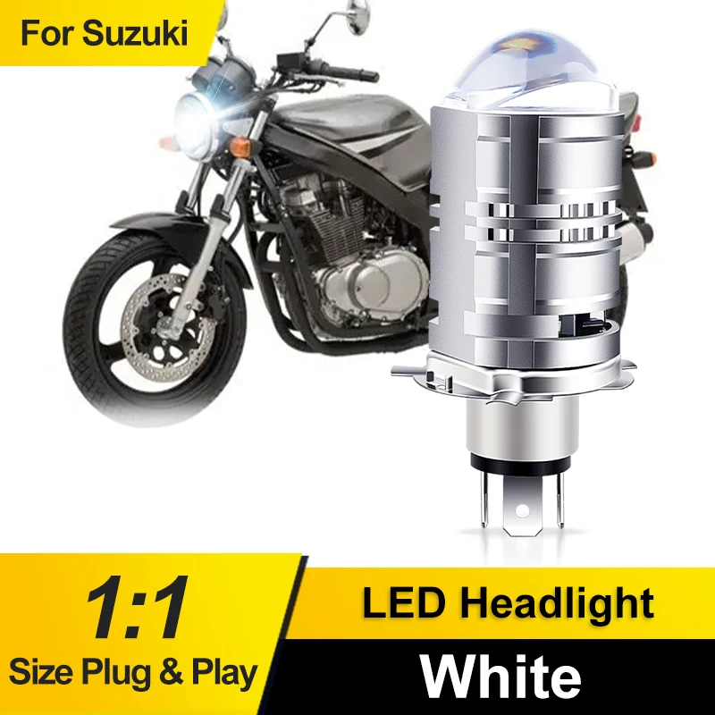 1/2PCS 9003 High Low Beam For Suzuki GS500 GS750 1970s-1990s TL1000R 98-03 GSXS750 15-16 SV650 High Power H4 Led For Motorcycle