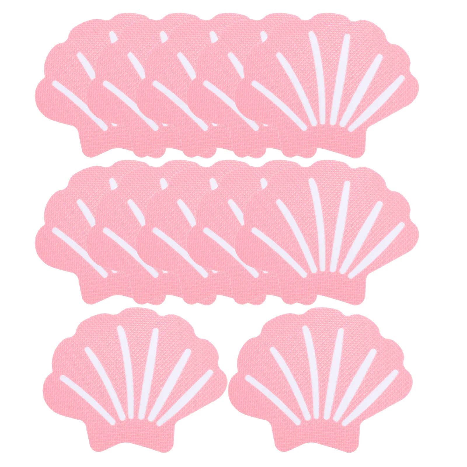 

20 Blue Shell-Shaped Non-Slip Stickers for Bathtub Bathroom Decor Adhesive Textured Surface Safe Bathing No Residue Easy Use