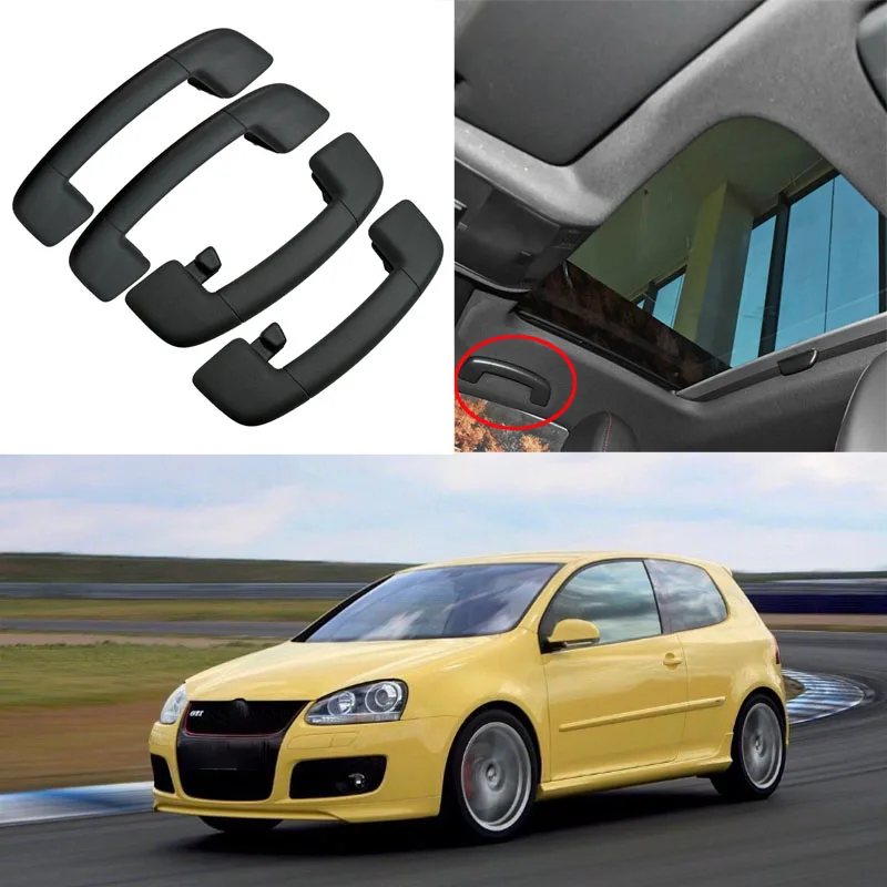 

For VW Golf 7/7.5 GTI Sportsvan Passat B8 Tiguan Rline Touran 5T Black roof handle left and right clasps roof safety handrail