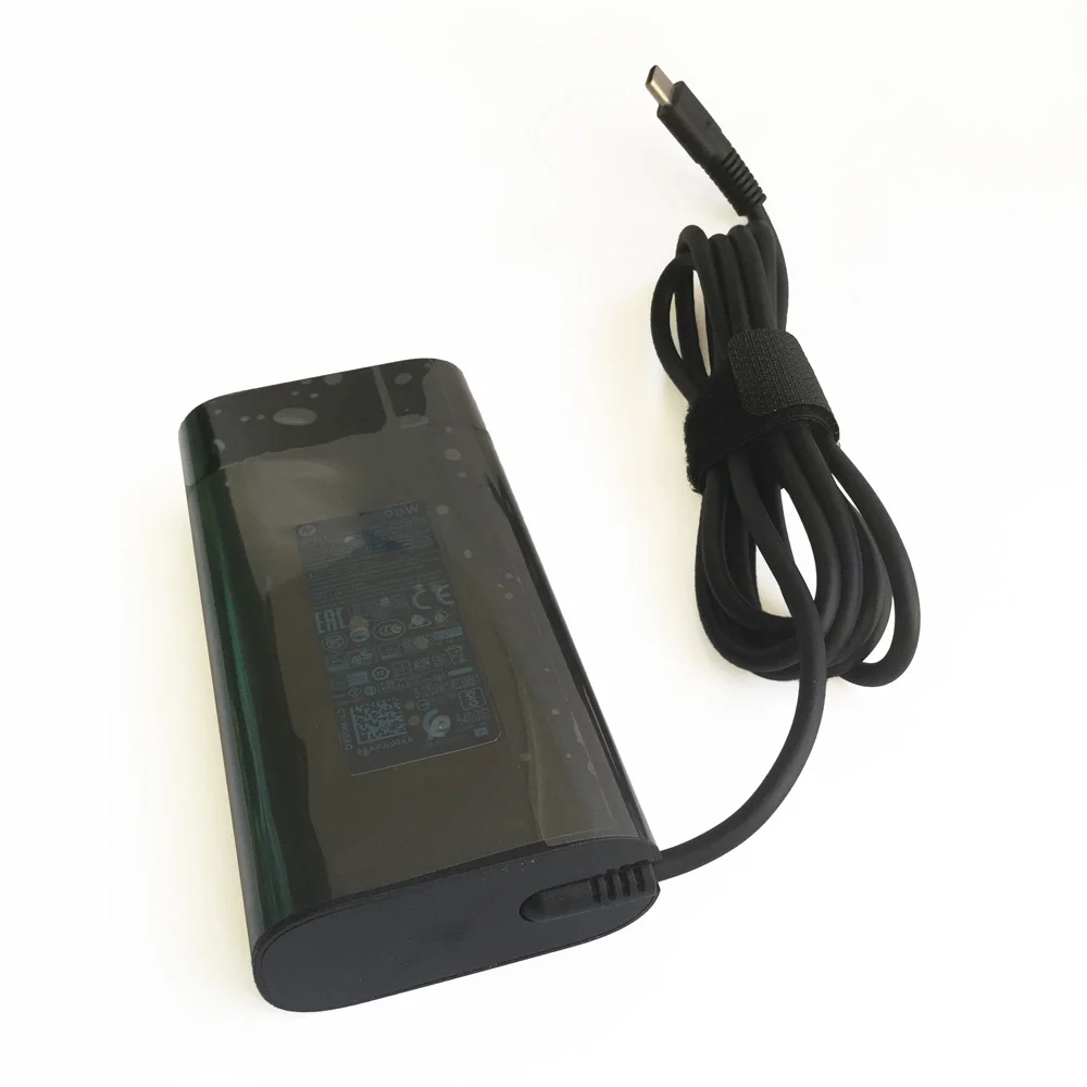 Obrázek 3: Originální 90W 20v 4.5A USB-C nabíječka pro HP spectre X360 15 2017 typ C energie střídavého adaptér notebook