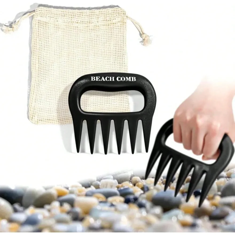 

Scoop With Shovel Sand Flea Rake With Beach Mesh Bag Plastic Sand Sifter For The Beach Shell Scooper Shark Teeth Digger For Pic