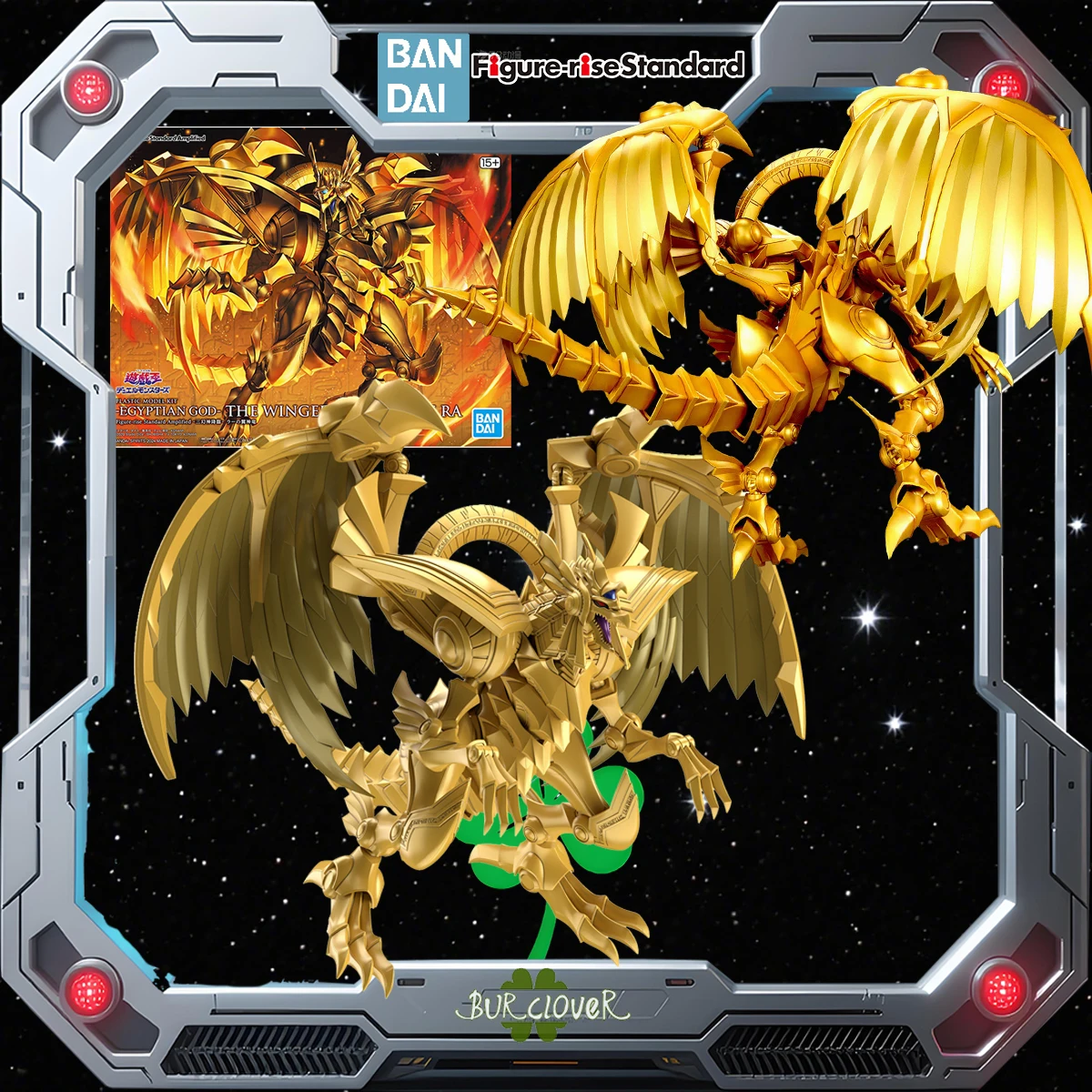 

BANDAI Figure-rise Standard Amplified YU-GI-OH! DUEL MONSTERS -EGYPTIAN GOD-THE WINGED DRAGONOF RA High Quality Collectible Toys