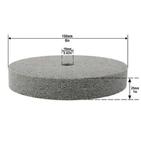 High Quality Polishing Wheel 320# Gray Hardness 9P Wheel 6 Inch Accessory Buffer Buffing Polishing Replacement