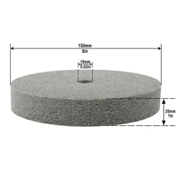 High Quality Polishing Wheel 320# Gray Hardness 9P Wheel 6 Inch Accessory Buffer Buffing Polishing Replacement