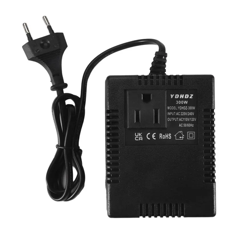 [NEW!A93G】 300W Voltage Converter 220V To 110V Transformer Step Down Transformer Voltage Converter Travel Adapter