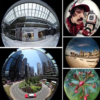 1 Set 3In1 Fish Eye per telefono cellulare + grandangolare +...