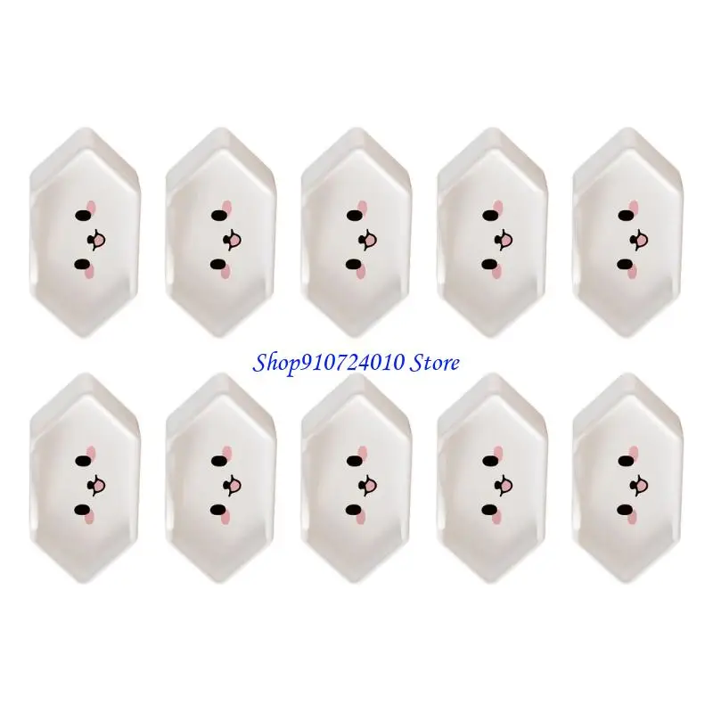 

77HD, 10 шт./упак., удобные для пользователя невидимые защитные крышки для безопасных розеток для малышей, силиконовая защитная