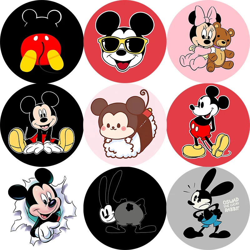 

Cute Folding Expandable Mobile Phone Grip Holder Socket Mickey Pocket Support for IPones Finger Ring Griptok Expanding Stand