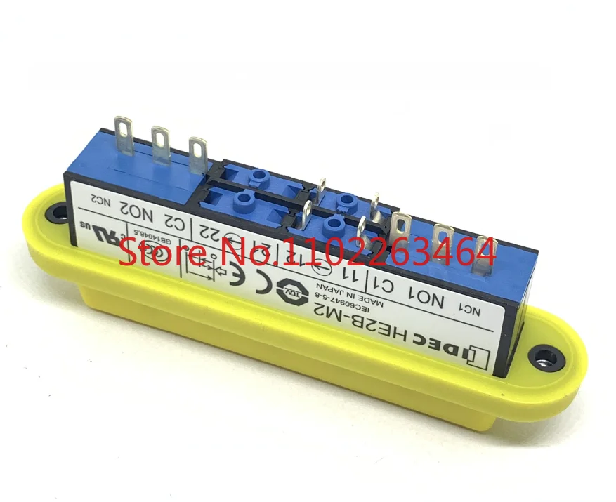 

IDEC original Hequan HE2B-M222PY HE2B-M2 M211PY yellow BY enable switch 10 14 pins