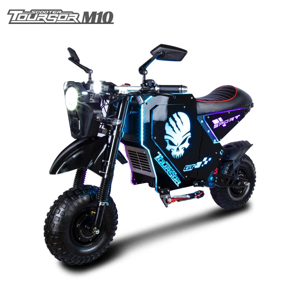 Electric motorcycle M10 10000W motor 72V50AH battery mountain e-bike high performance all-terrain riding Electric off-road bike image 5