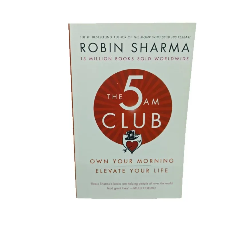 2625The 5AM Club By Robin Sharma Own Your Morning Elevate Your Life English Book psicologia libros book books